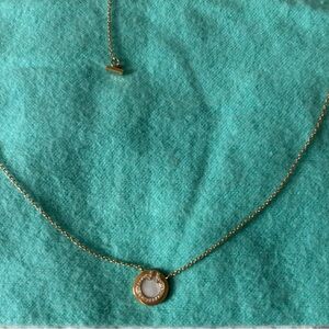 Tiffany & Co. Rose Gold Circle Pendant Necklace